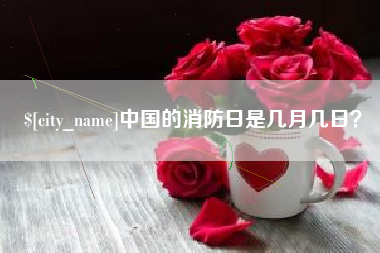 怒江中国的消防日是几月几日？