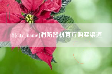 怒江消防器材官方购买渠道