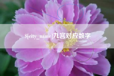 怒江九宫对应数字