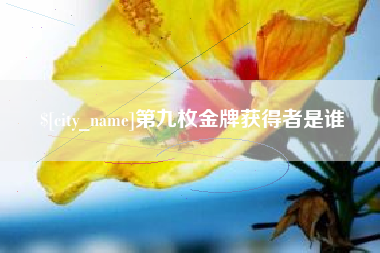 怒江第九枚金牌获得者是谁