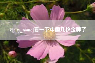 怒江看一下中国几枚金牌了