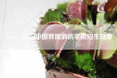 怒江中国救援消防学院招生简章