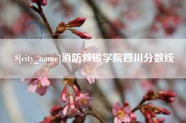 怒江消防救援学院四川分数线