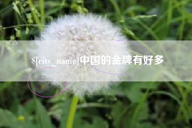 怒江中国的金牌有好多