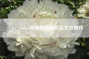 怒江河南消防学校招生分数线