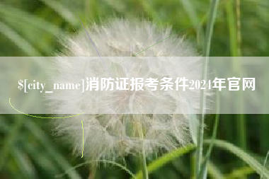 怒江消防证报考条件2024年官网