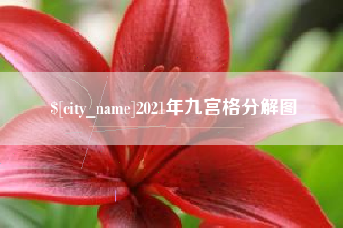 怒江2021年九宫格分解图