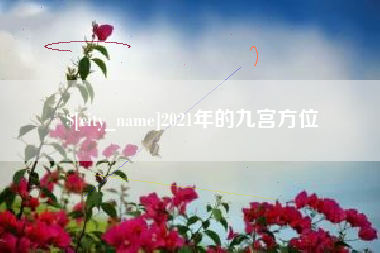 怒江2021年的九宫方位