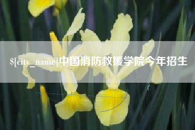 怒江中国消防救援学院今年招生