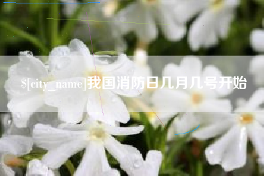 怒江我国消防日几月几号开始