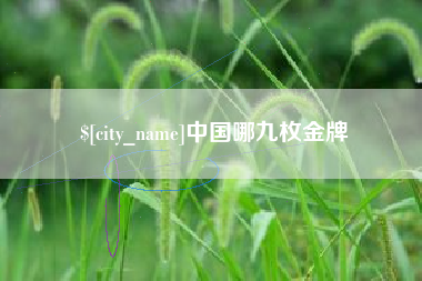 怒江中国哪九枚金牌
