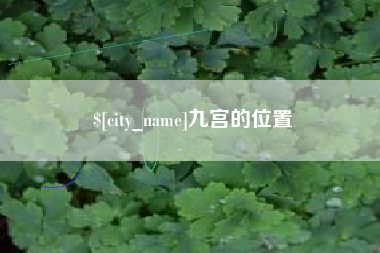 怒江九宫的位置