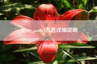 怒江九宫详细说明