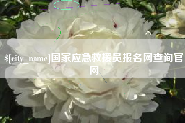 怒江国家应急救援员报名网查询官网