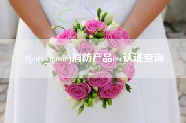 怒江消防产品ccc认证查询