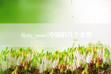 怒江中国的几个金牌