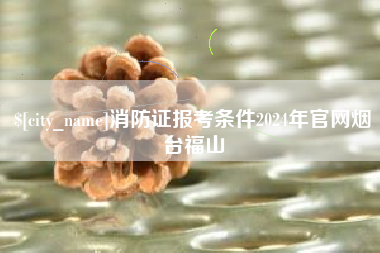 怒江消防证报考条件2024年官网烟台福山