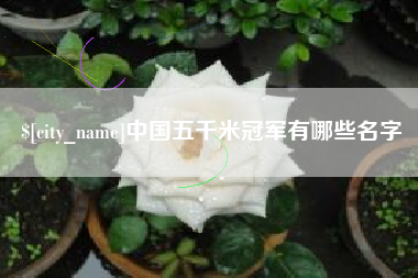 怒江中国五千米冠军有哪些名字
